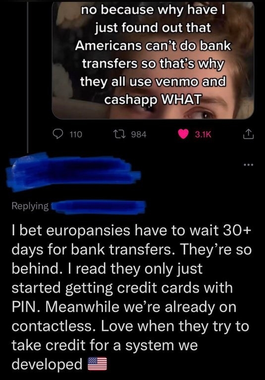 person who says europeans don&#x27;t use credit cards