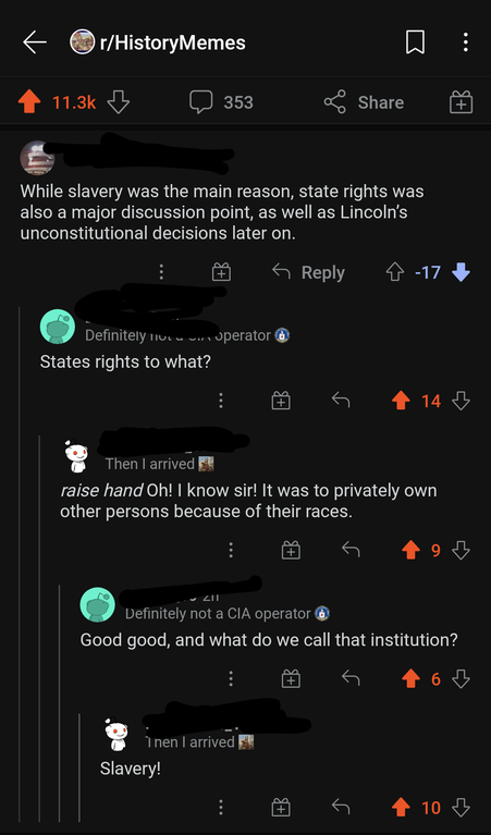 person who doesn&#x27;t understand why the american civil war staarted