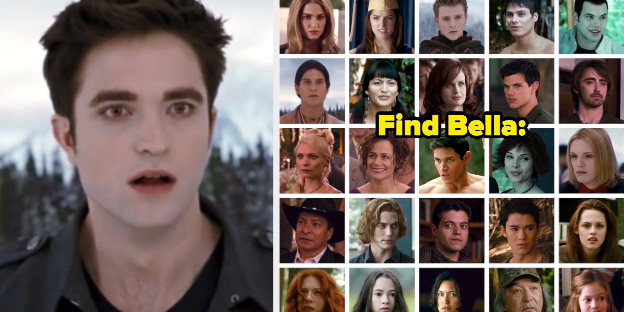 If You Can’t Identify 30/36 “Twilight” Characters, Don’t
Call Yourself A Fan
