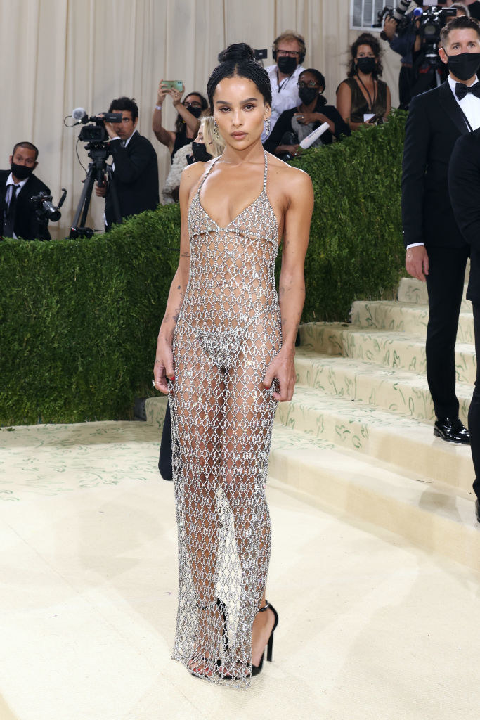 Zoe Kravitz attends the 2021 Met Gala benefit &quot;In America: A Lexicon of Fashion&quot; at Metropolitan Museum of Art