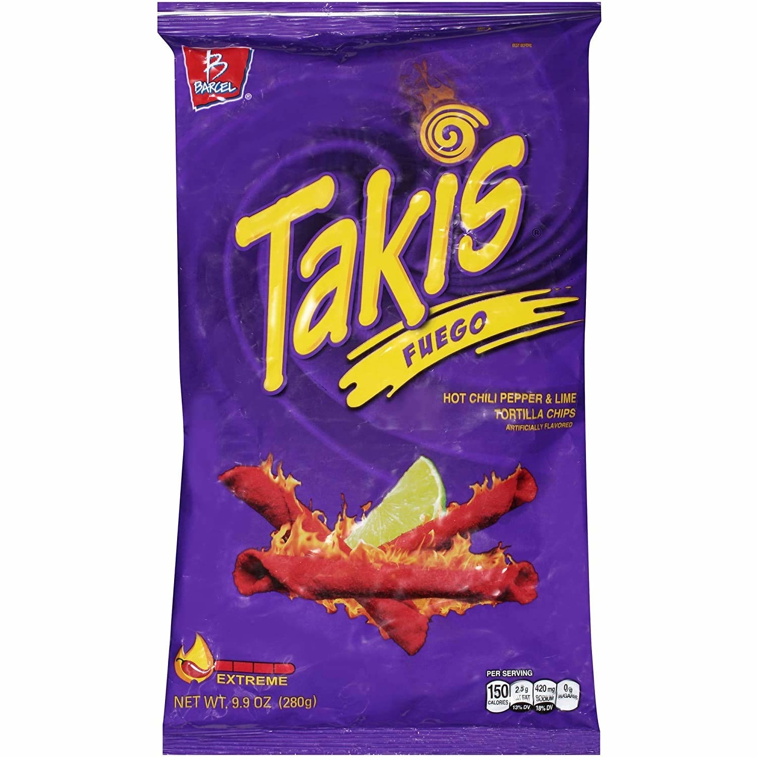 A bag of Fuego Takis.
