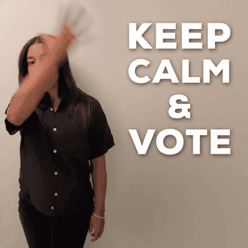 keep calm and vote