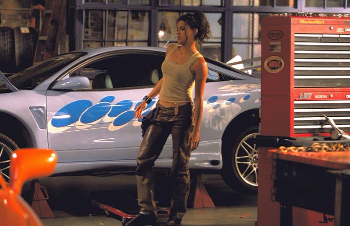 Letty in the garage