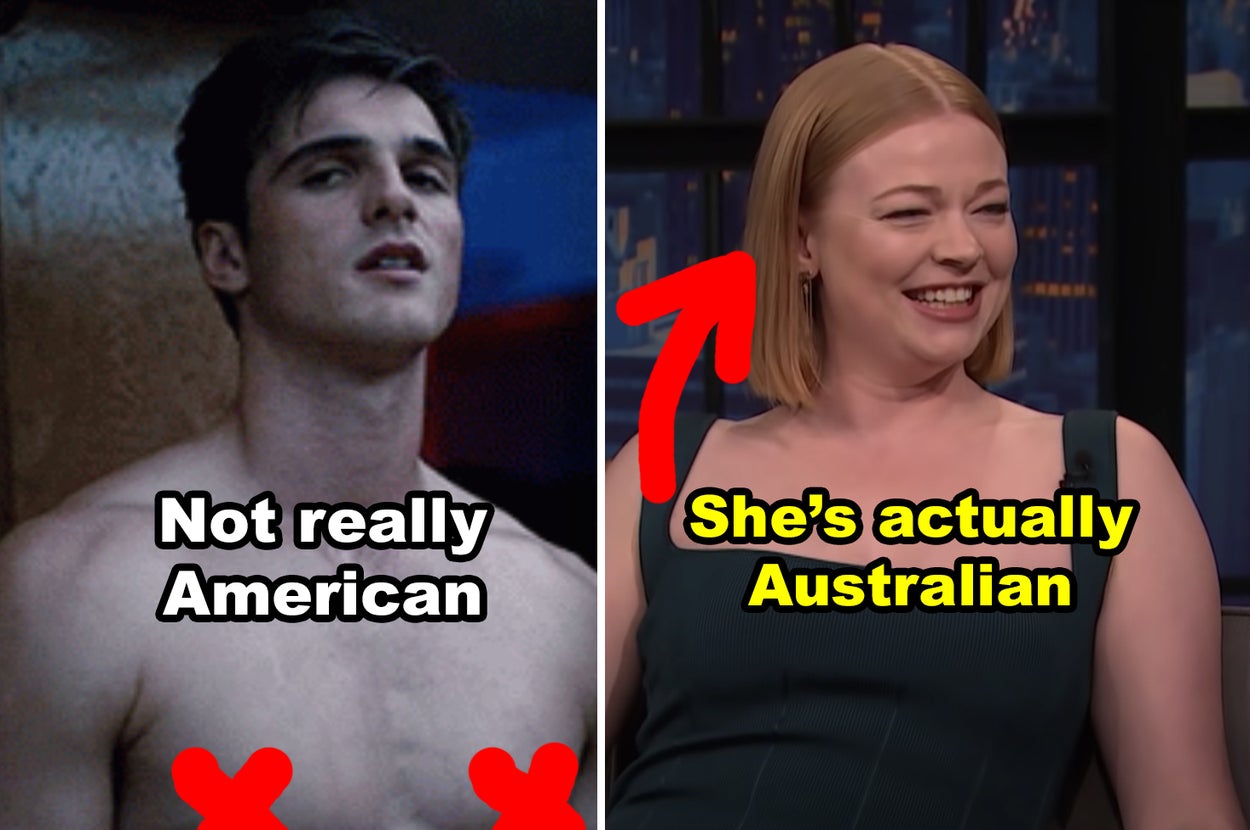 Side-by-side of Jacob Elordi and Sarah Snook