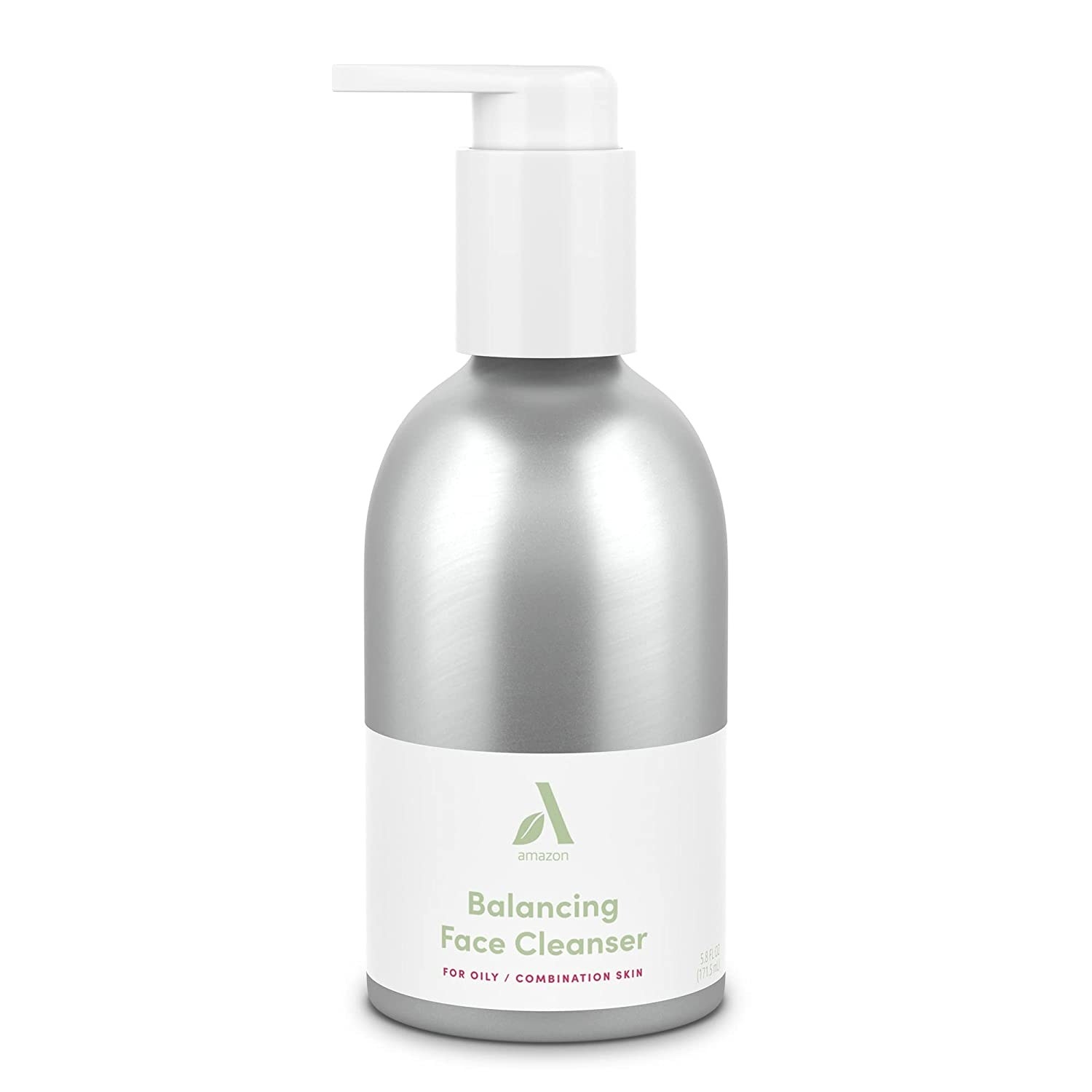 a bottle of the balancing face cleanser