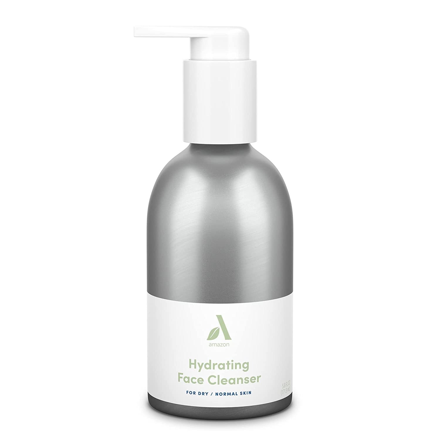 the aluminum bottle of hydrating cleanser
