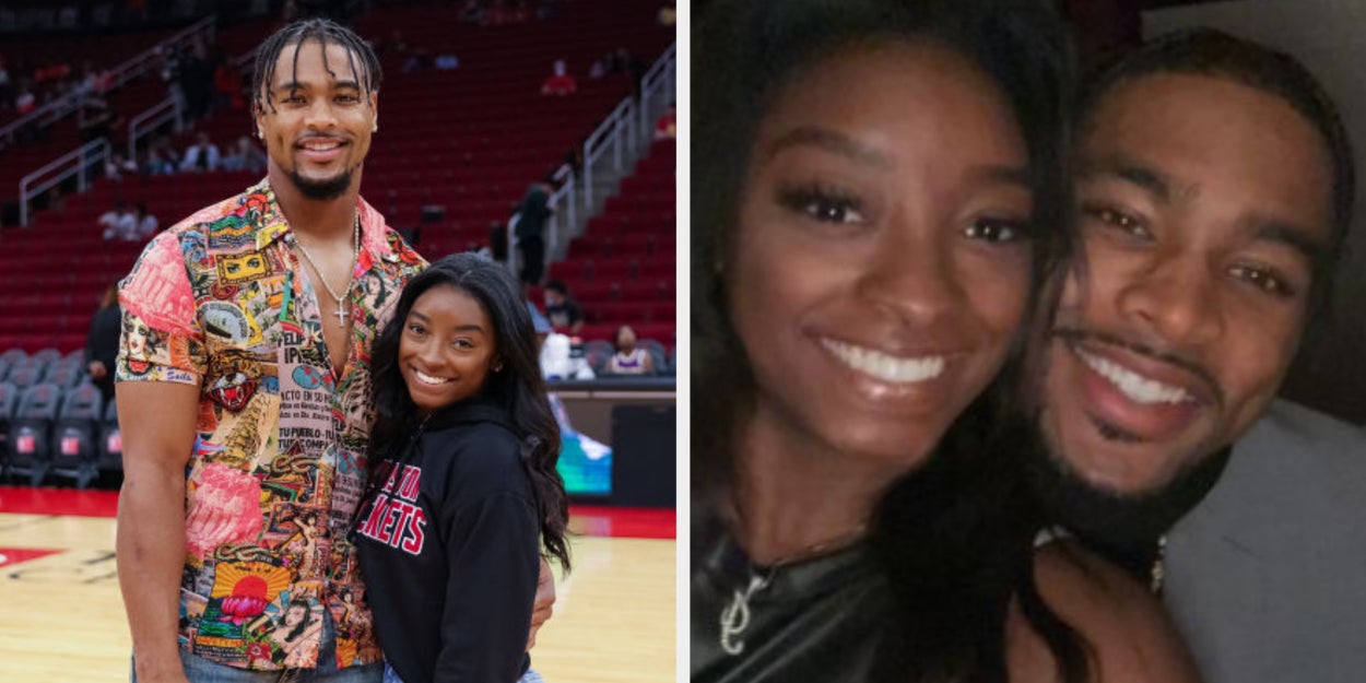 Simone Biles Is Engaged To Jonathan Owens After Meeting Him
On A Dating App, And I Love This Love Story
