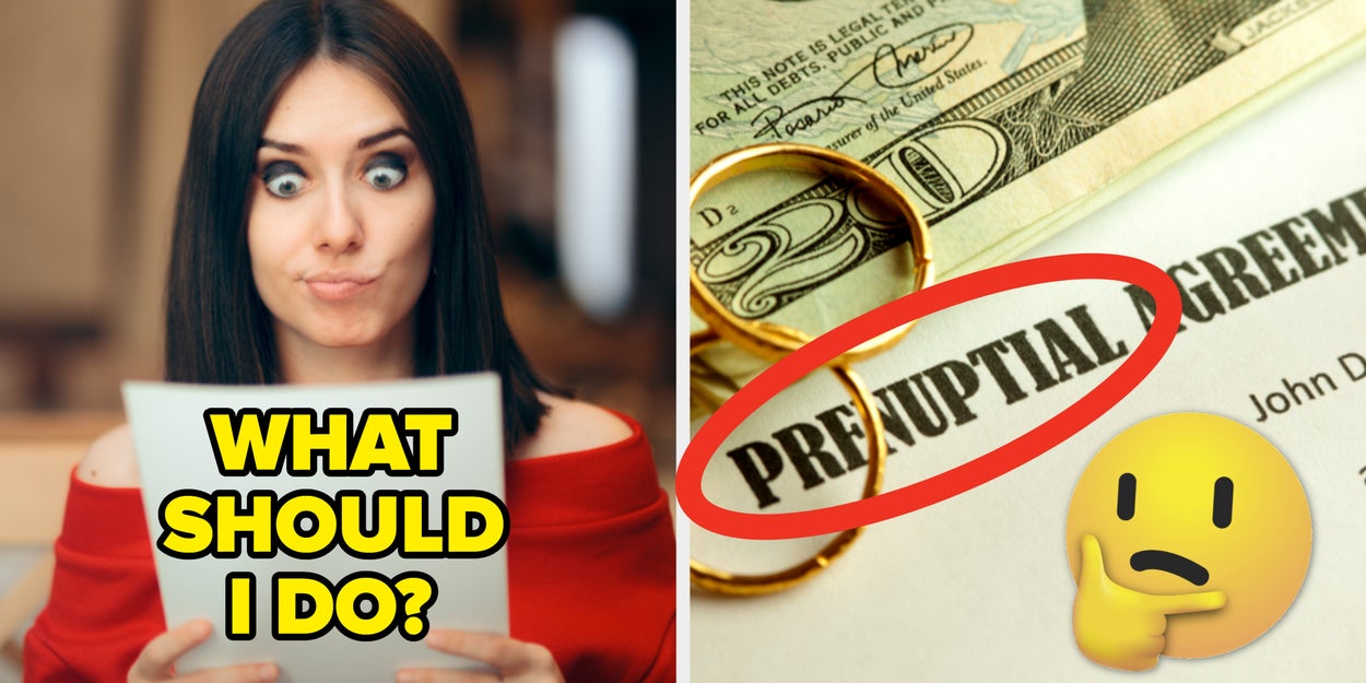 This Husband Wants His Wife To Void Their Prenup Because She
Makes More Money Than Him. His Family Says He Supported Her Through
Grad School And Should… Thoughts?
