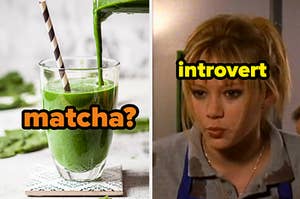 matcha smoothie introvert
