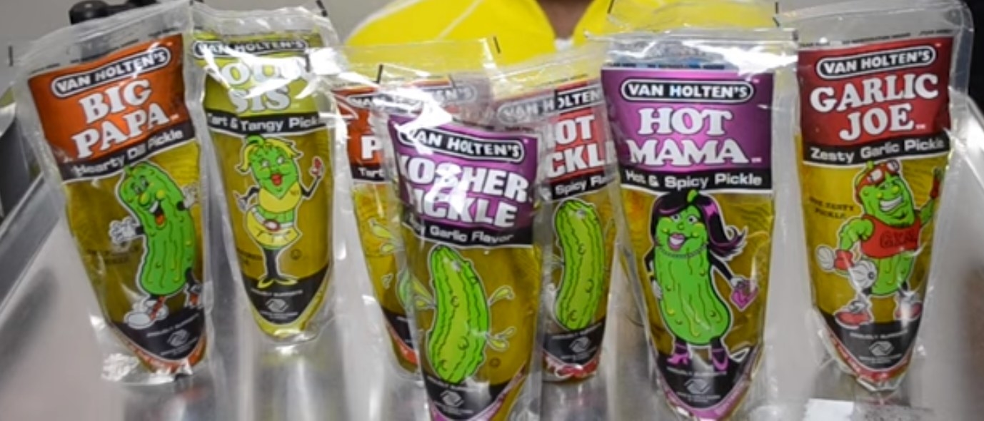Various Van Holten&#x27;s pickle flavors