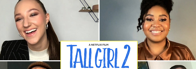 The Cast Of Tall Girl 2 Played Who's Who And Proved That They're Besties  On And Offscreen - Yahoo Sports