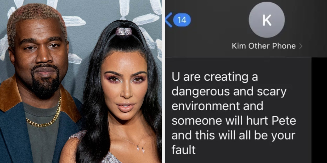 Kanye West Issued A Statement Taking “Accountability” For
His Treatment Of Kim Kardashian After He Was Accused Of Harassing
And Publicly Humiliating Her By Leaking Their Private
Messages