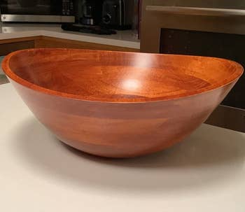 reviewer photo of the empty serving bowl