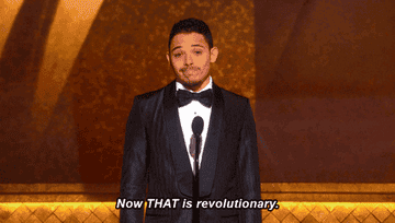Anthony Ramos saying &quot;Now THAT is revolutionary&quot;