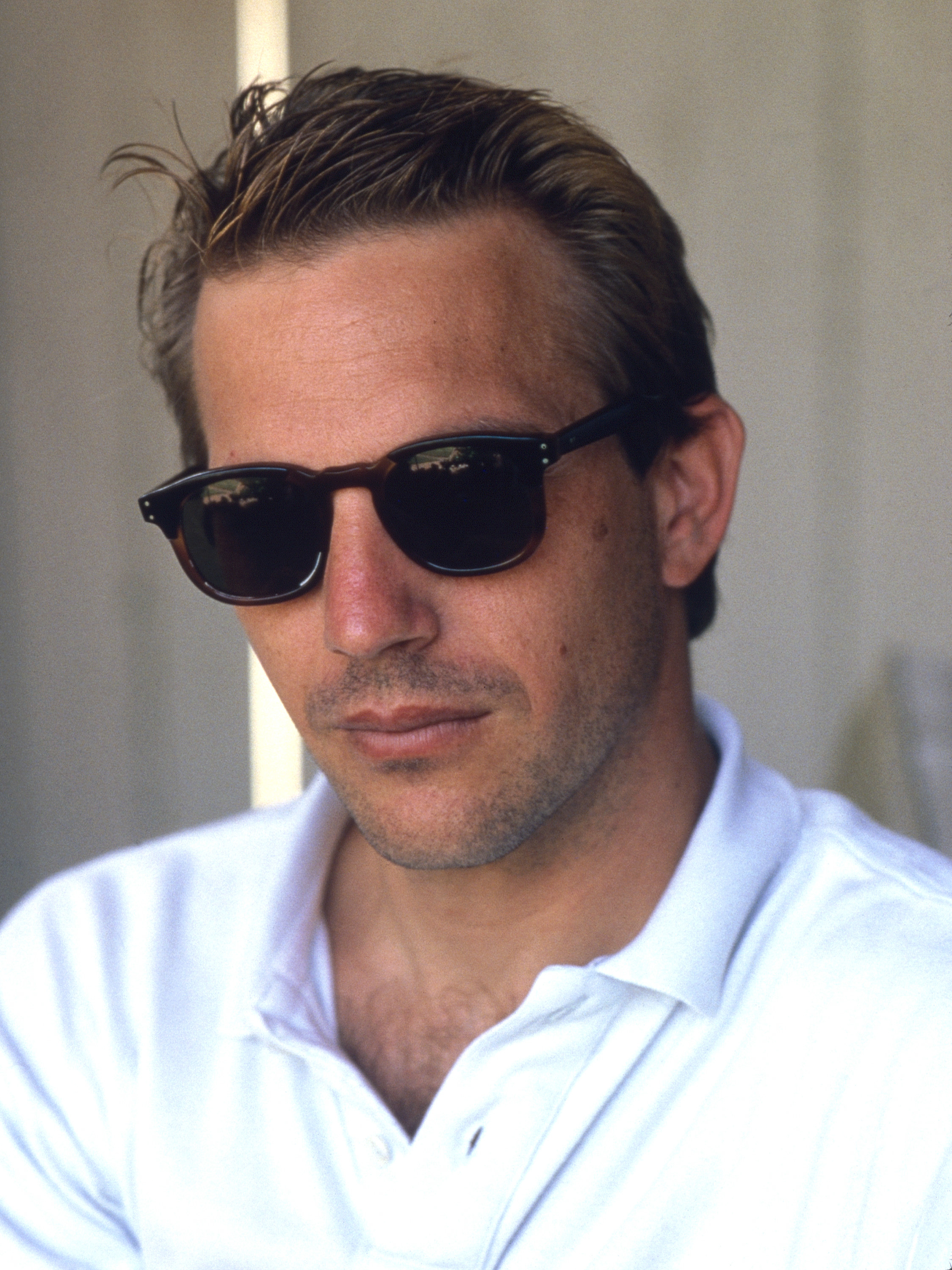 Kevin Costner wearing sunglasses
