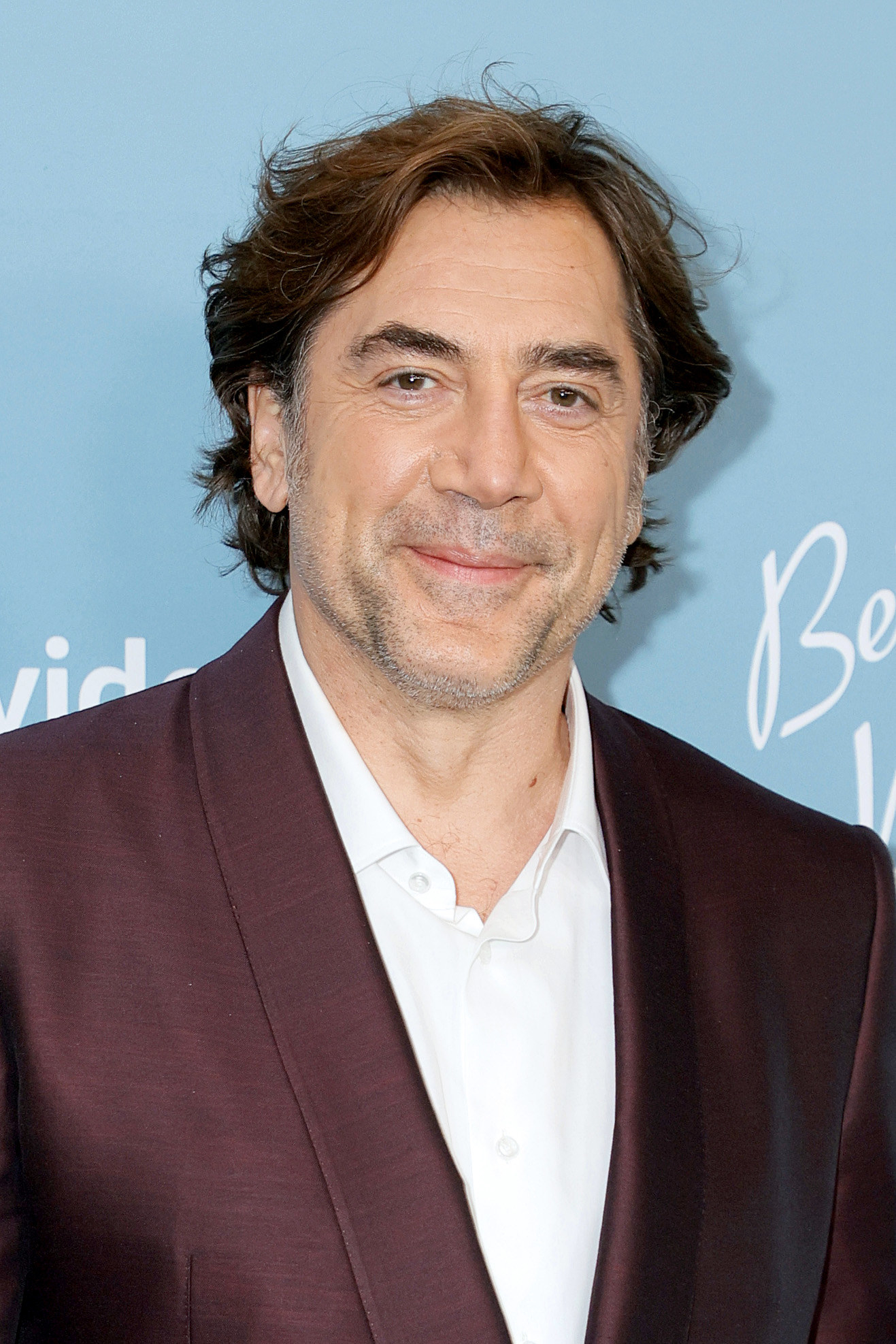 Javier Bardem attending a movie premiere in a suit