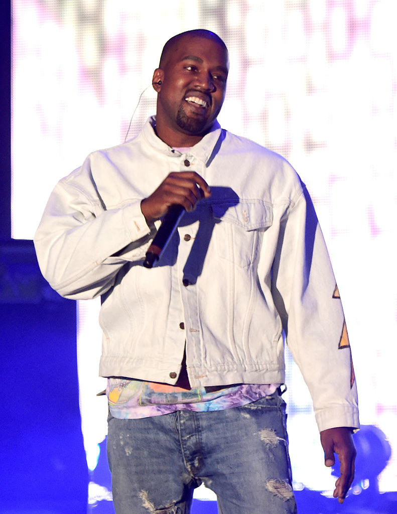 Kanye on stage
