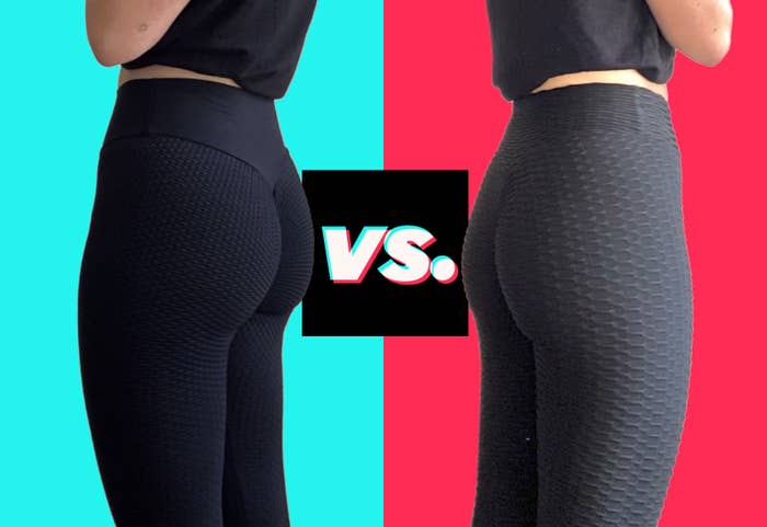 Women Anti-Cellulite Sport Yoga Pants Push Up Tik Tok Leggings Bum Butt  Lift Gym