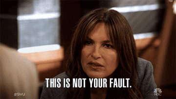 Olivia Benson saying this is not your fault