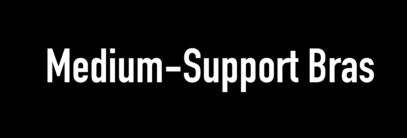 medium support bras