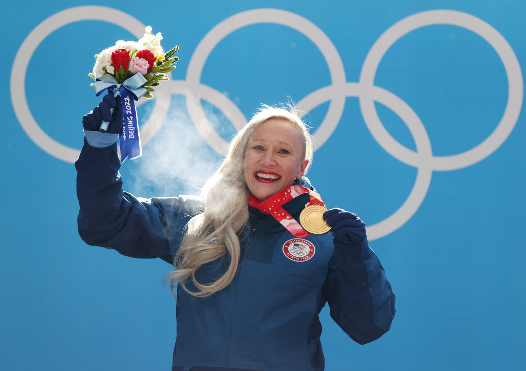 Humphries with her medal
