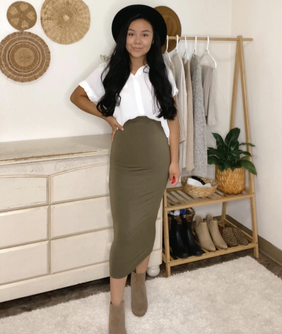 Green skirt shop outfit quiz buzzfeed