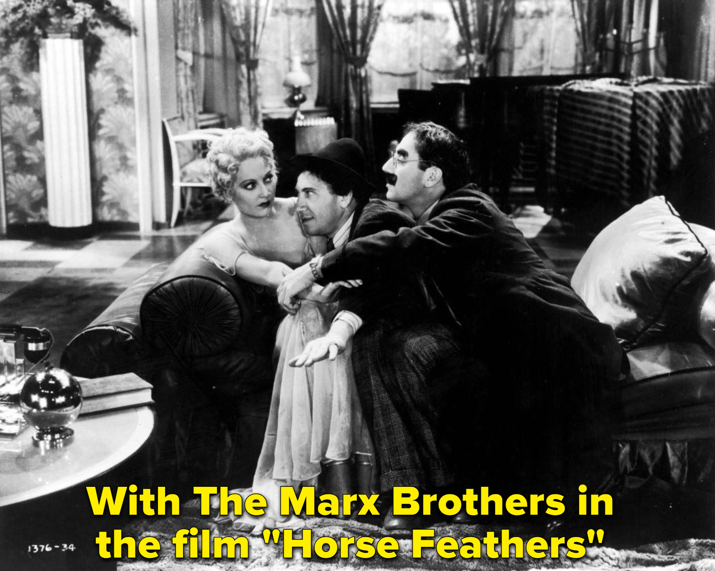 With the marx brothers in horse feathers