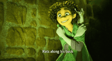 Camilo from Encanto sings "rats along his back"