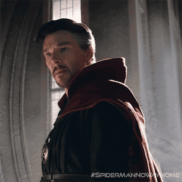 Doctor Strange giving a confused look