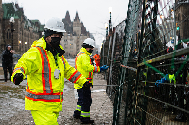 The Anti-Vax Trucker Protests In Ottawa Are Turning More Tense As The City Brings In Police Reinforcements