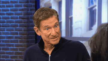 A gif of Maury looking shocked