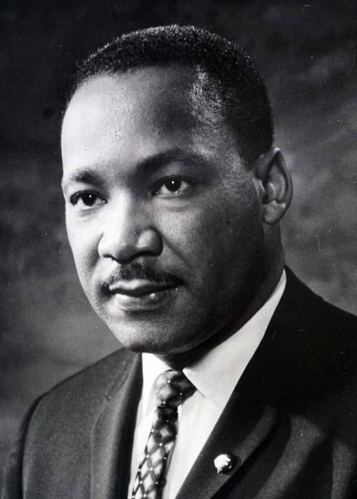 A photo of Dr. Martin Luther King Jr.