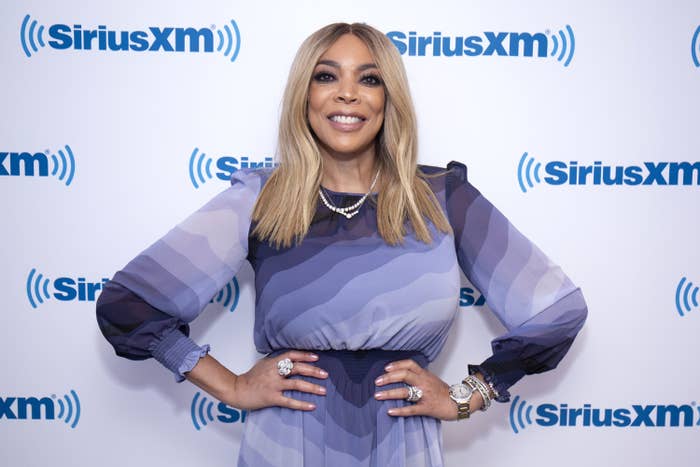 Wendy Williams goes grocery shopping wearing comforter coat while
