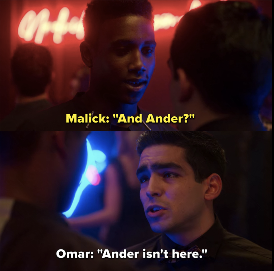 Malick asks about Ander, Omar says &quot;Ander isn&#x27;t here&quot;