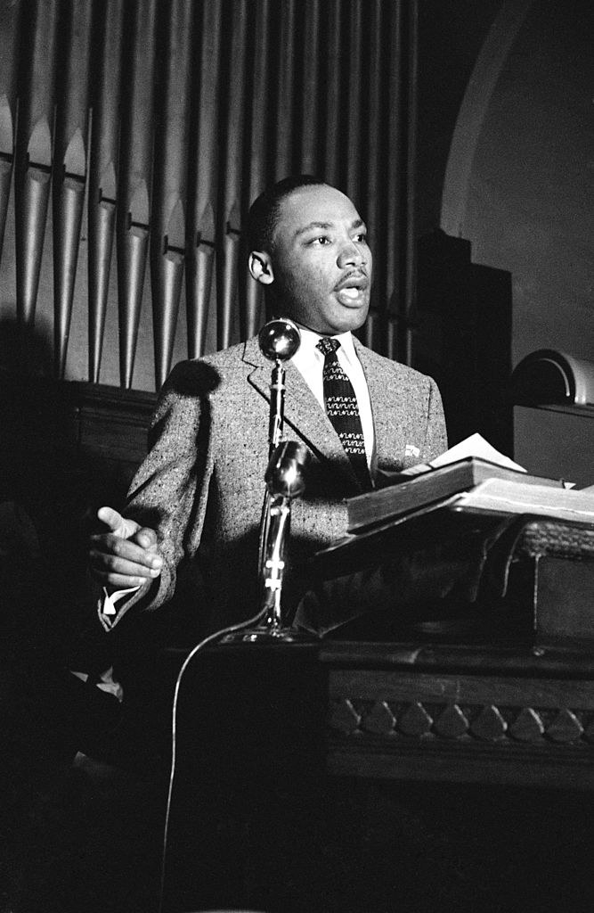 Civil rights leader Martin Luther King Jr.