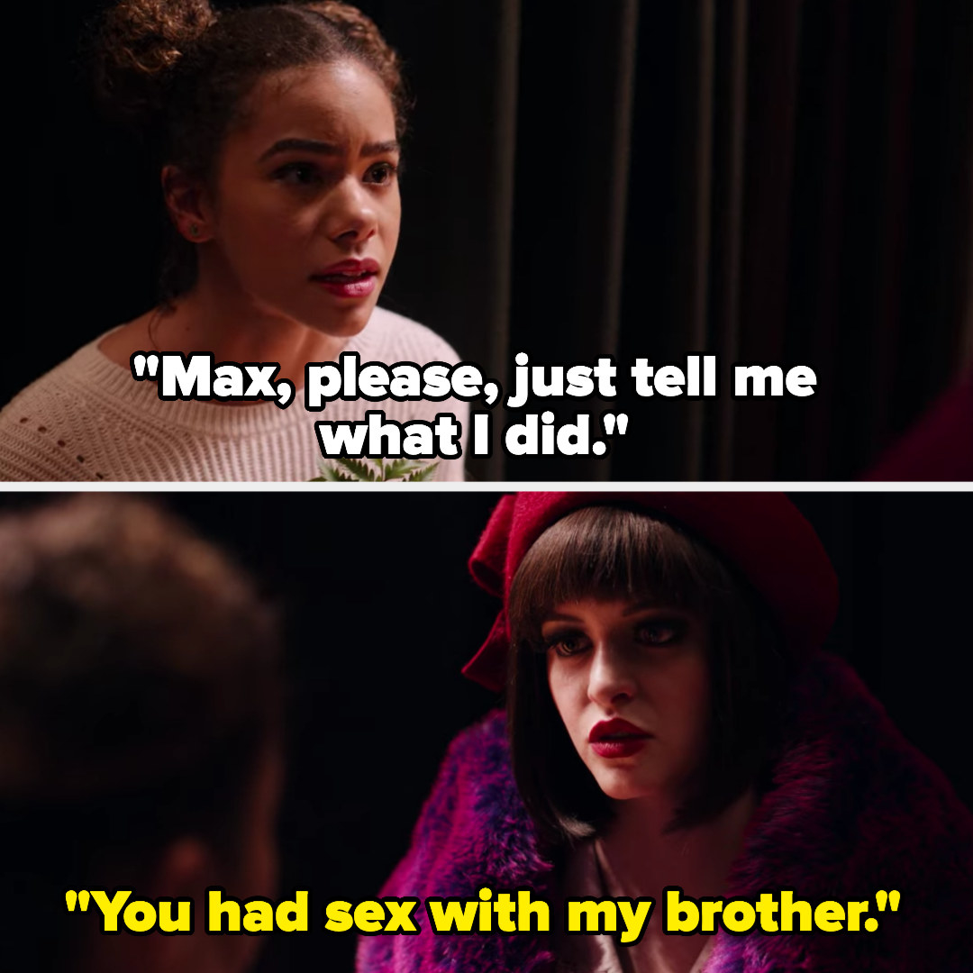 Ginny asks Max what she did, Max says Ginny had sex with her brother