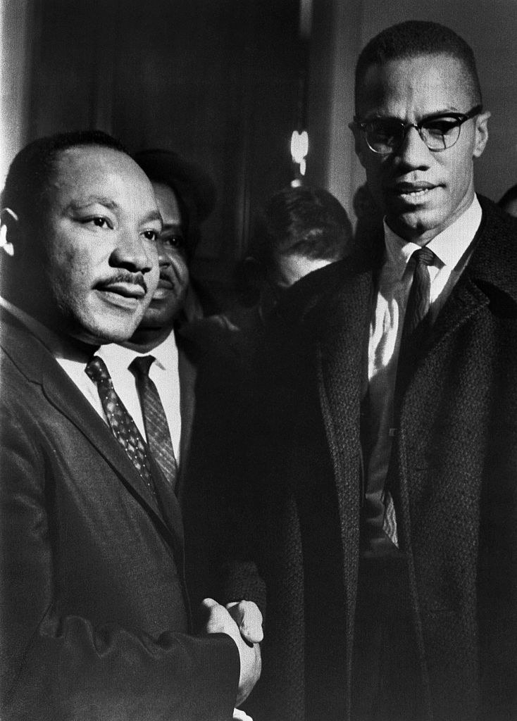Malcolm X and Dr. King