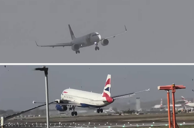 A Huge Storm Hit London And In True British Fashion We’re
All Glued To A Livestream Watching Airplanes Land