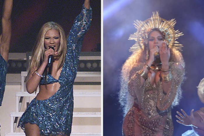 the two Beyonces side-by-side