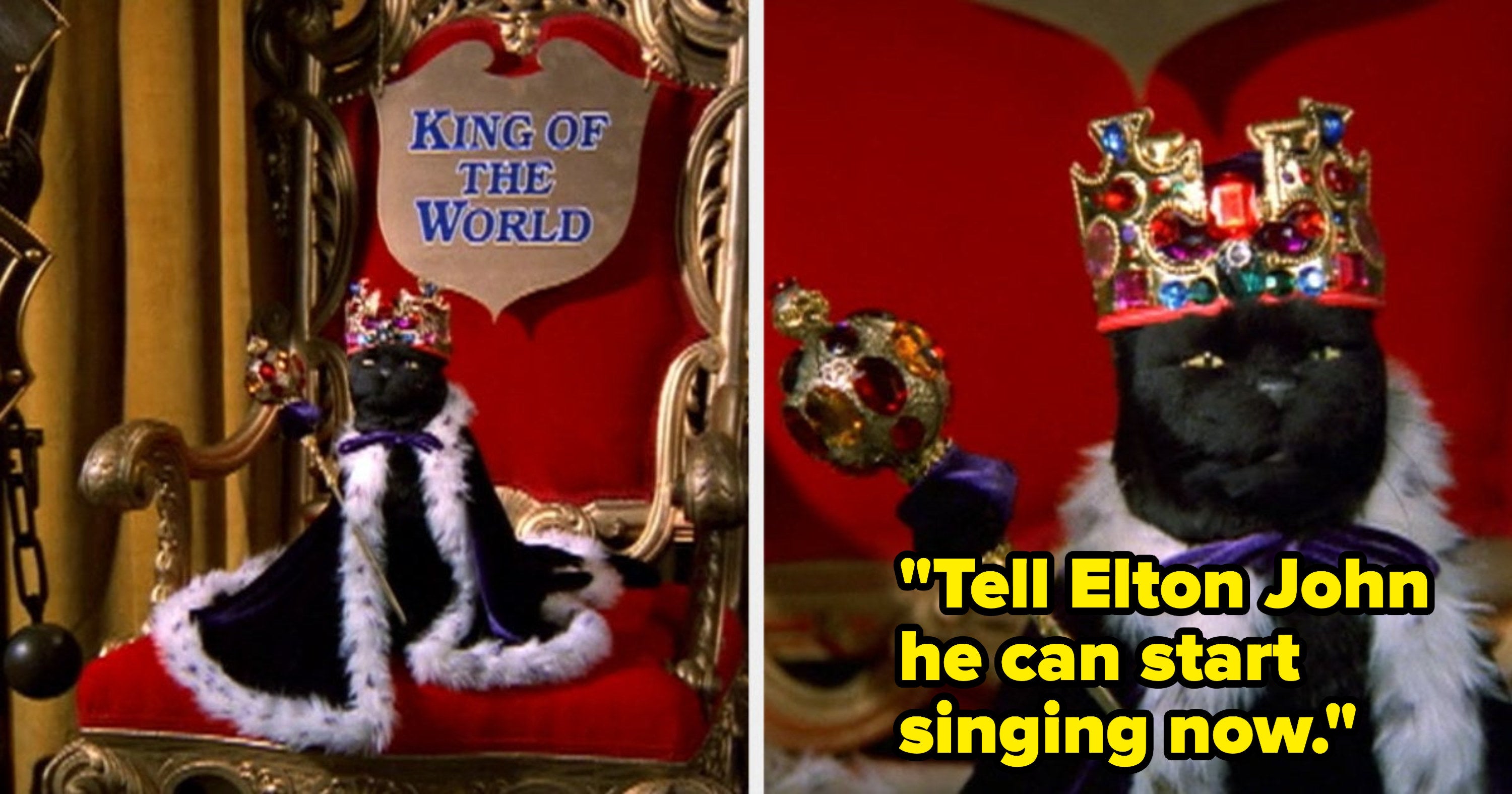 Salem imagines himself as king of the world
