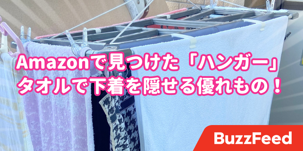 一生使うわ Amazonで見つけた 下着を隠せるハンガー とんでもなく優秀です