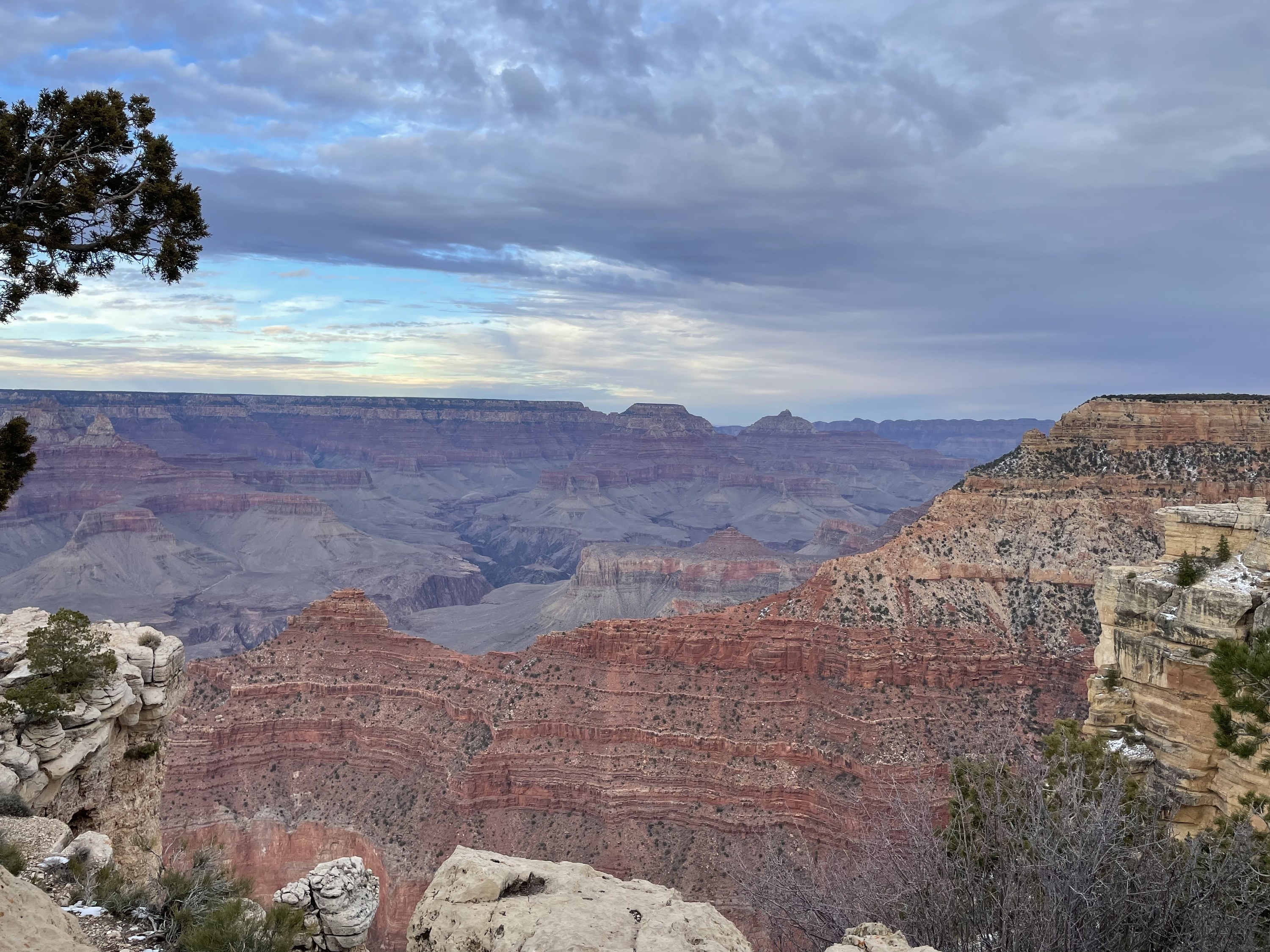 A view of the Grand Canyon from the southern rim