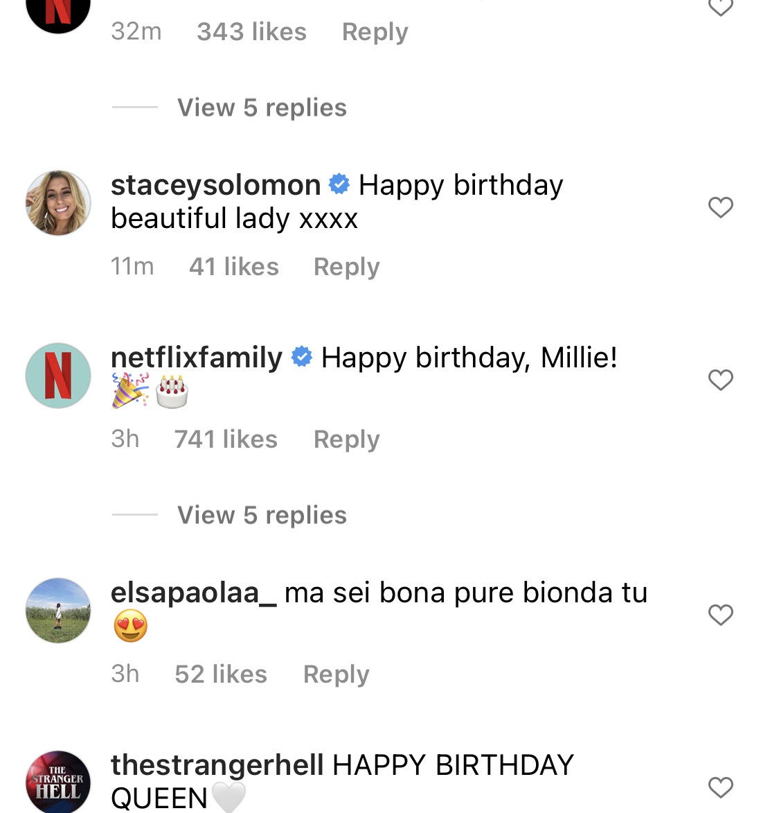 Millie Bobby Brown's sweet Instagram for boyfriend's birthday