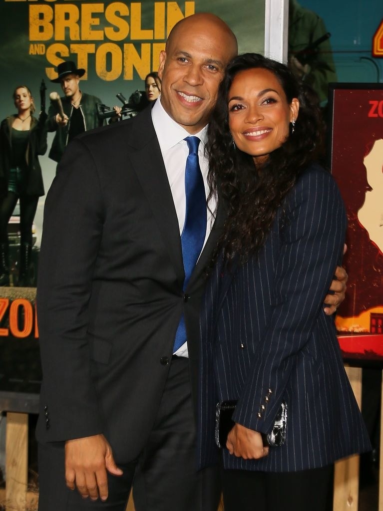Cory (L) and Rosario (R) at the &quot;Zombieland: Double Tap&quot; premiere