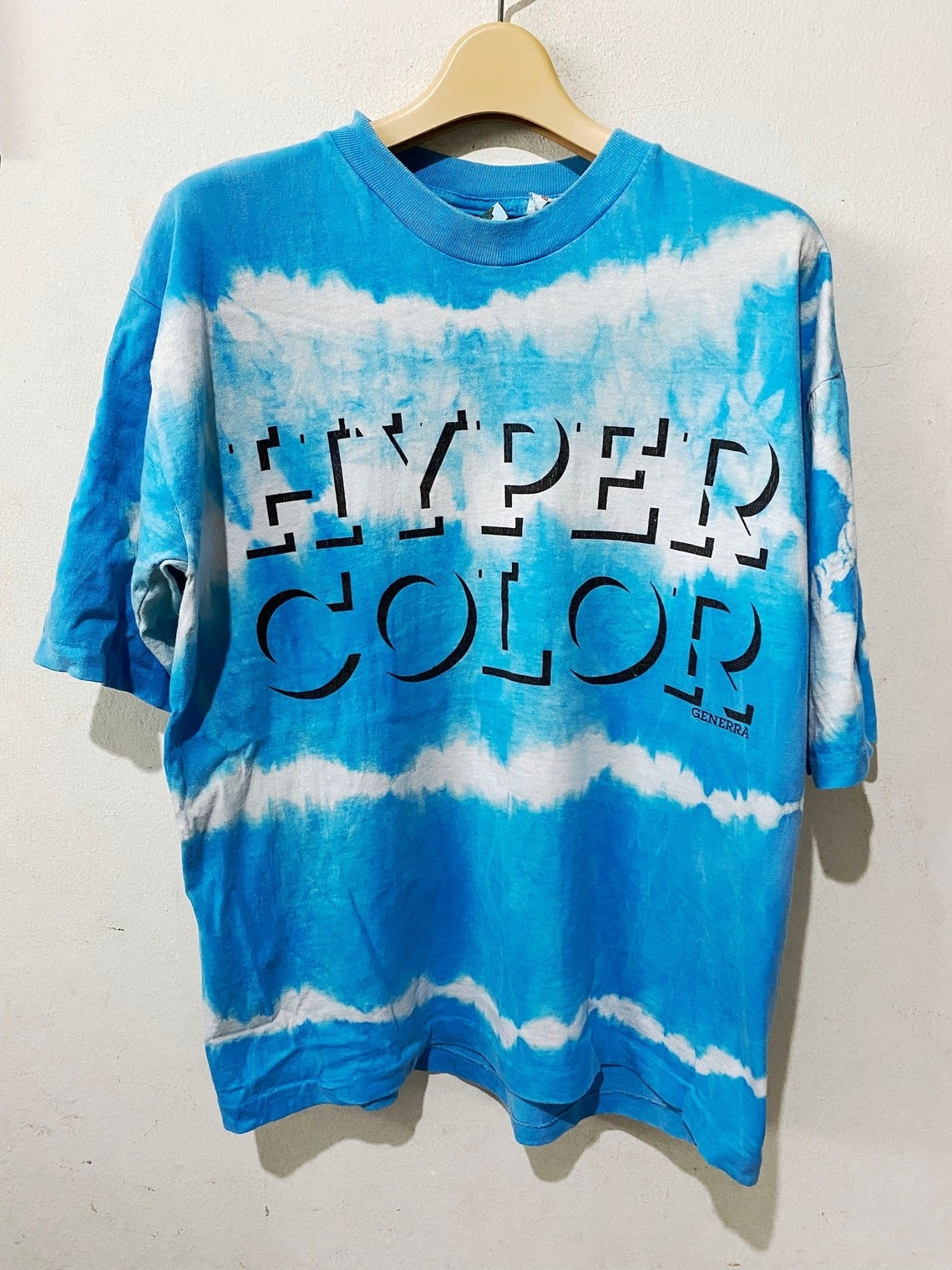 Blue tye dye Hyper Color T-shirt