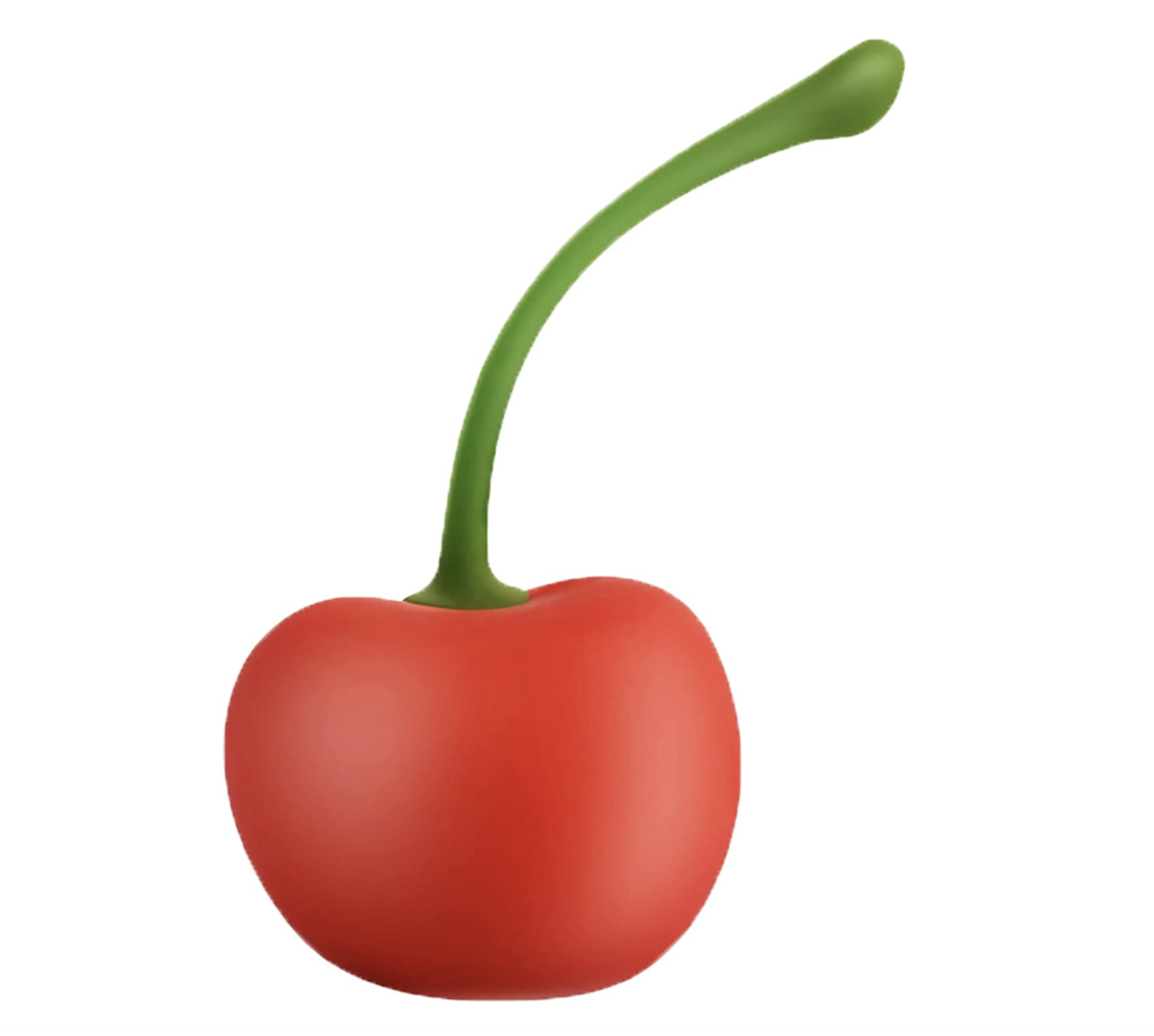 The cherry vibrator on a blank background