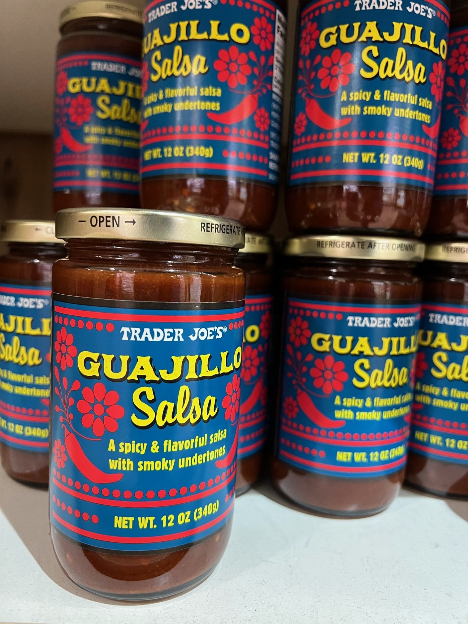 Jars of Guajillo Salsa