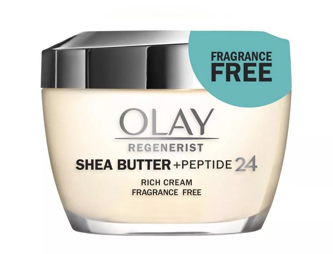 A jar of Olay Regenerist rich cream