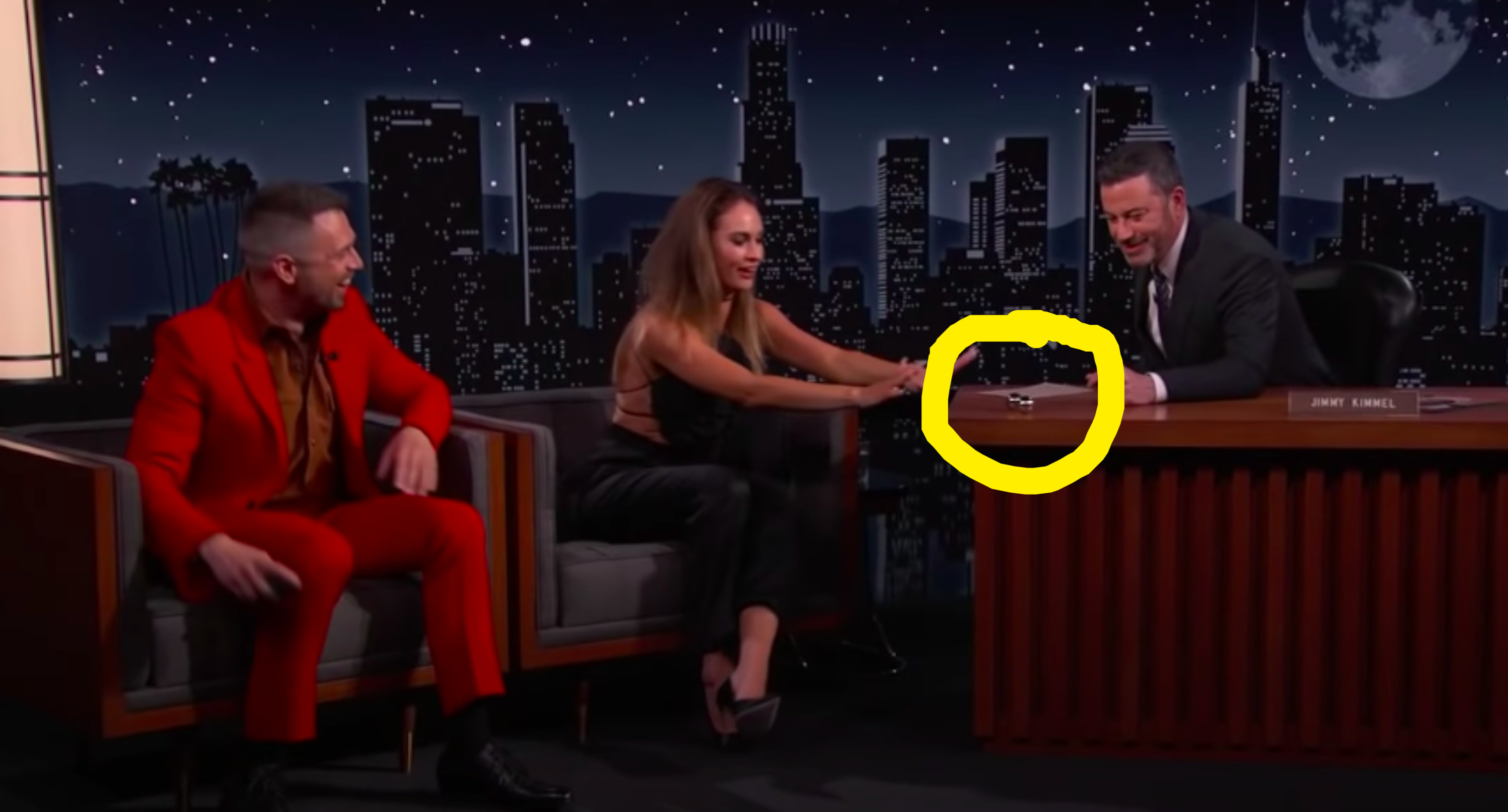 The balls sitting on Jimmy&#x27;s desk