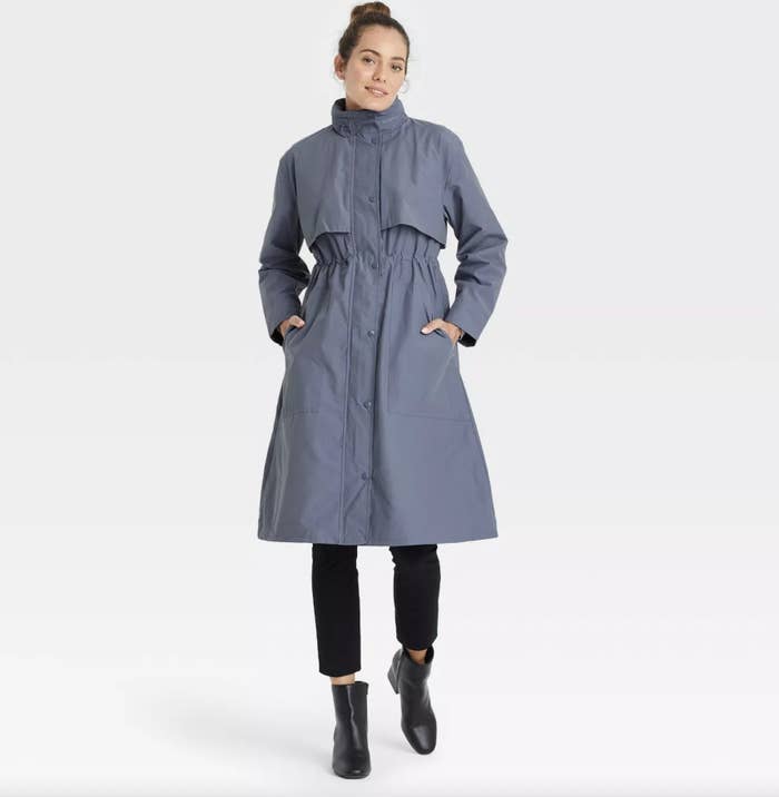 the trench in blue